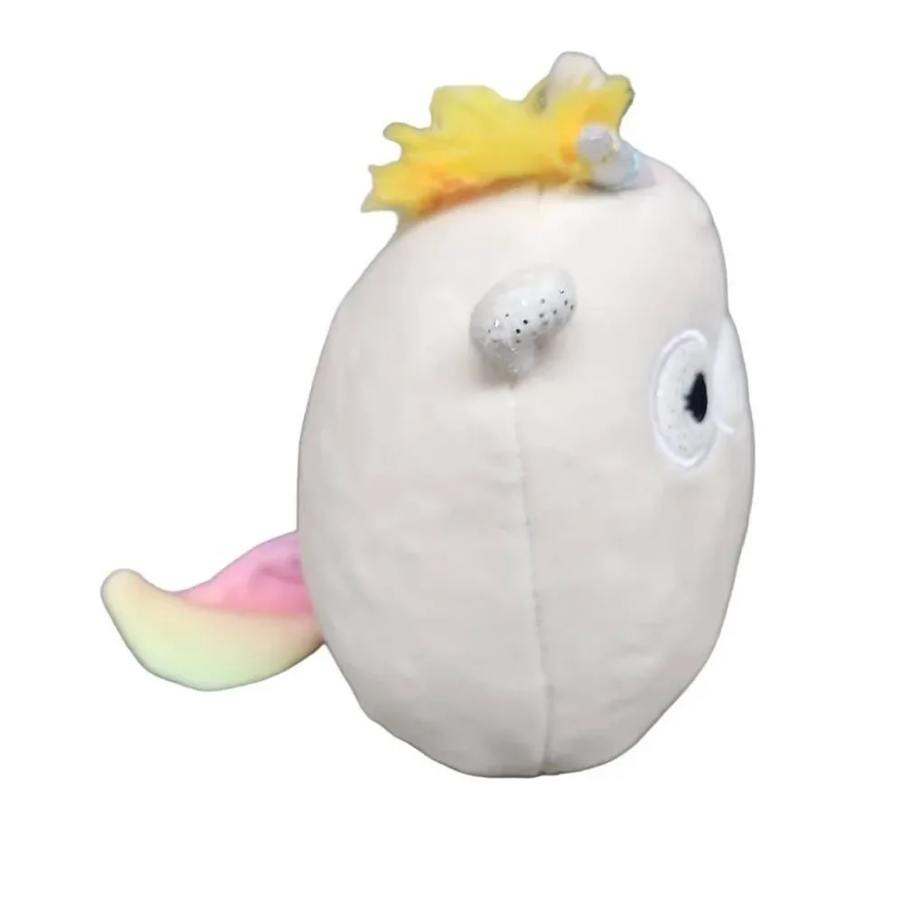 Squishmallow Kate White Unicorn with Hearts- 5 Inch